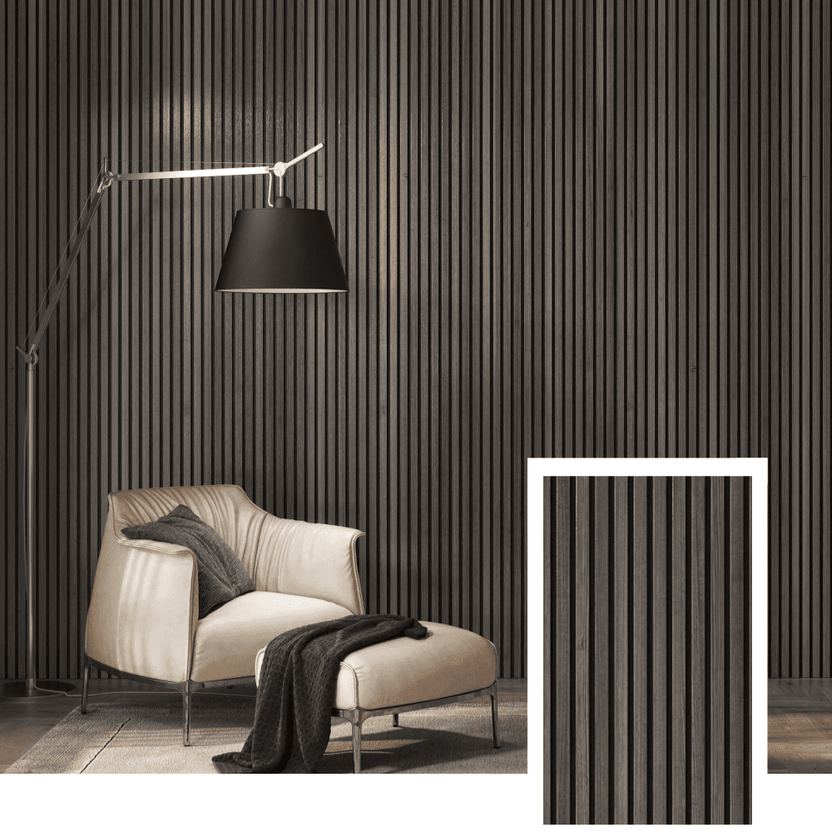 Akustiklamelpanel — (2,7 m × 1,10 m)
