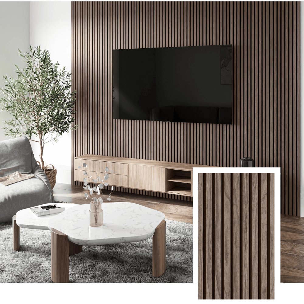 Akustiklamelpanel — (2,7 m × 1,10 m)